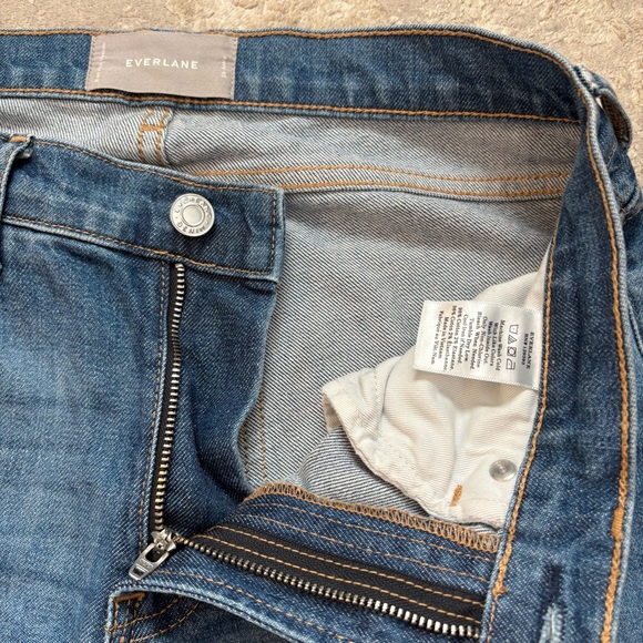 Everlane Mid-Rise Ankle Length Blue Denim Skinny Jeans Size 26 - Picture 8 of 12